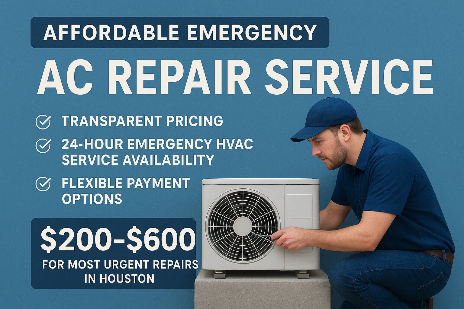 Emergency AC Repair Affordable Service