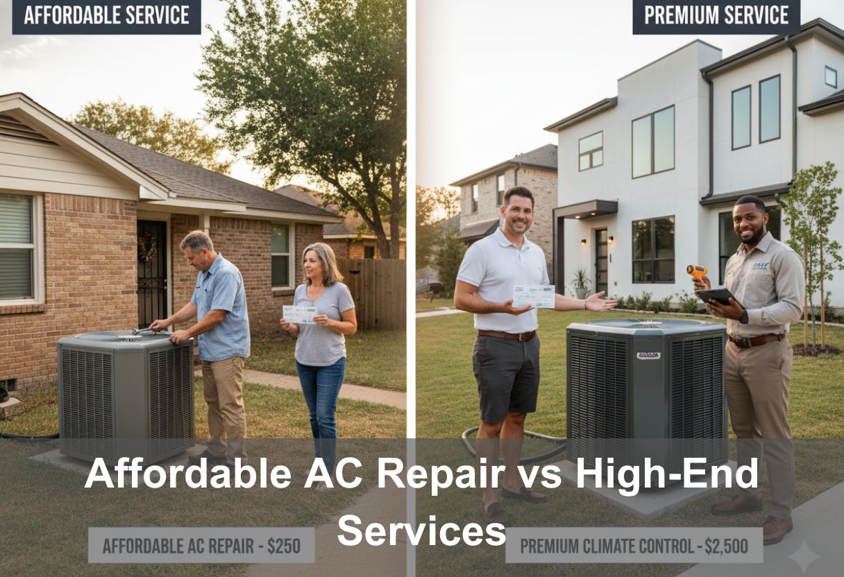 Affordable AC Repair vs High-End Services in Houston