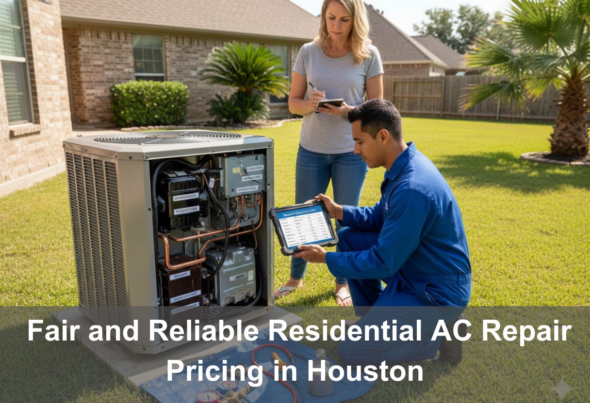 What Determines Fair and Reliable Residential AC Repair Pricing in Houston